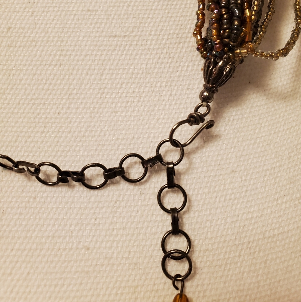 Multi Strand Statement Necklace - image 4